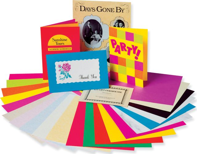 Cardstock Array 8.5X11 Black 100 Sheets