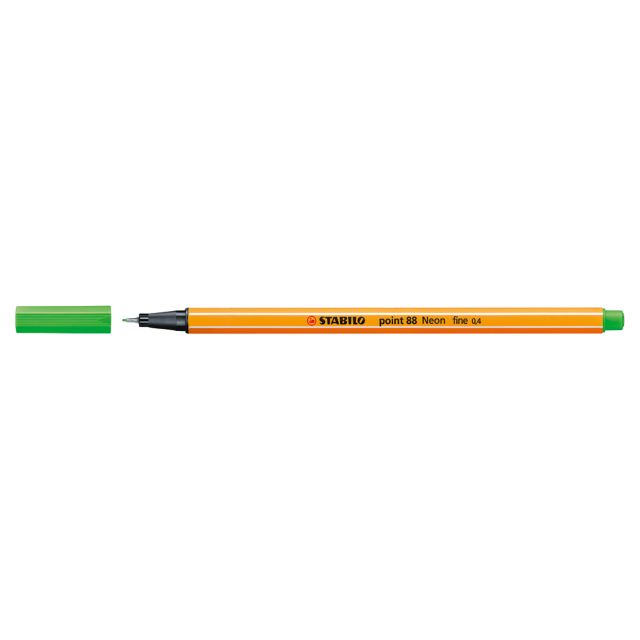 STABILO POINT 88 NEON GREEN