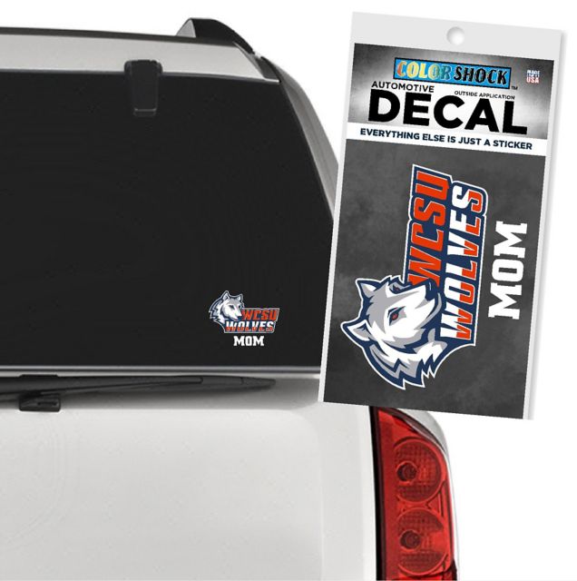Western Connecticut State University Wolves Mom Decal