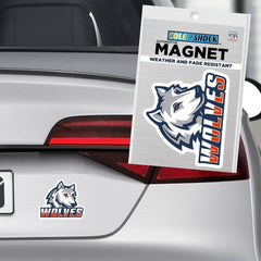 Western Connecticut State University 4x4 Small Wolves Magnet