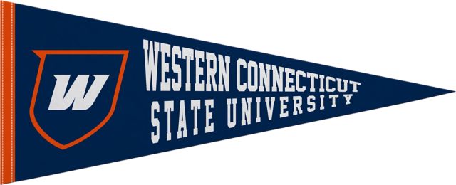 Western Connecticut State University 12X30 Full Color Pennant
