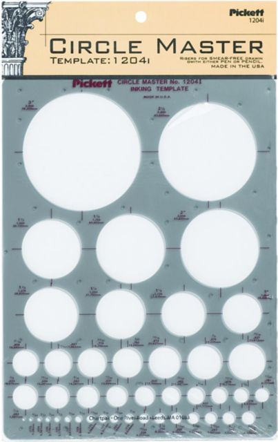 Circle Master Inking Template