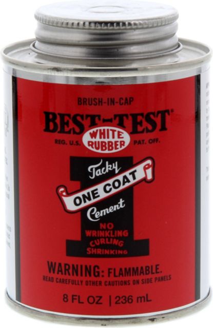 BEST-TEST ONE COAT RUBBER CEMENT 8OZ