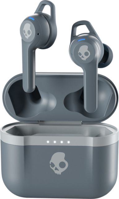 Skullcandy Indy Evo True Wireless In-Ear Earbuds, Chill Grey - ONLINE ONLY