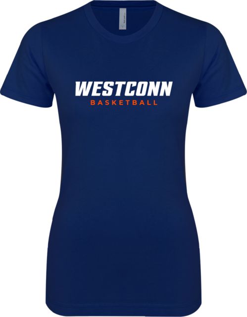 Western Connecticut Next Level Ladies SoftStyle Junior Fitted Tee Basketball - ONLINE ONLY