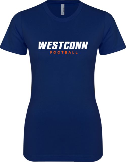 Western Connecticut Next Level Ladies SoftStyle Junior Fitted Tee Football - ONLINE ONLY