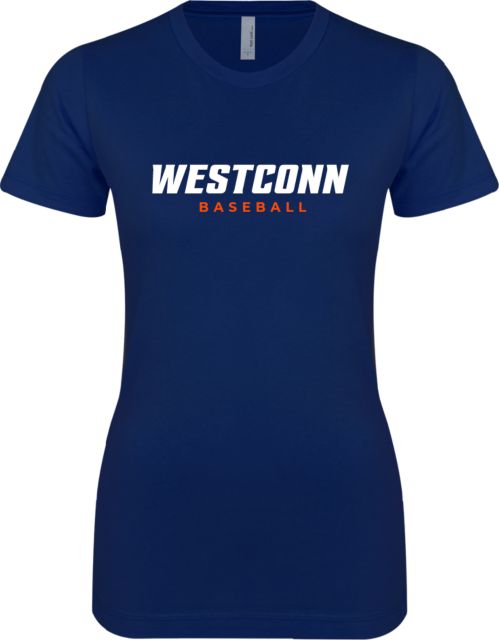 Western Connecticut Next Level Ladies SoftStyle Junior Fitted Tee Baseball - ONLINE ONLY