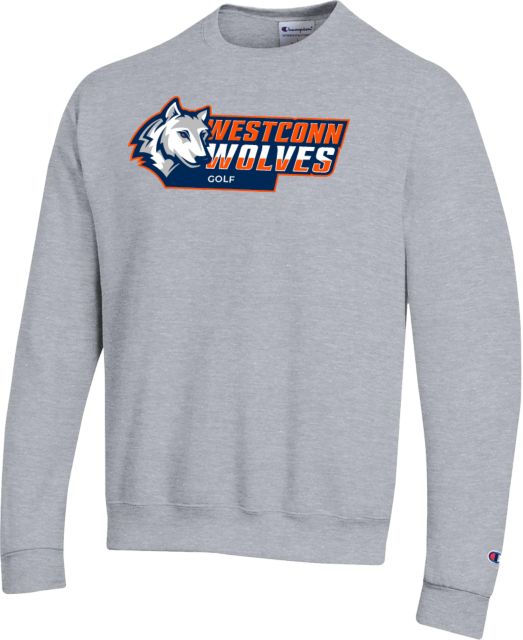Western Connecticut Champion Fleece Crew WestConn Wolves - Golf - ONLINE ONLY