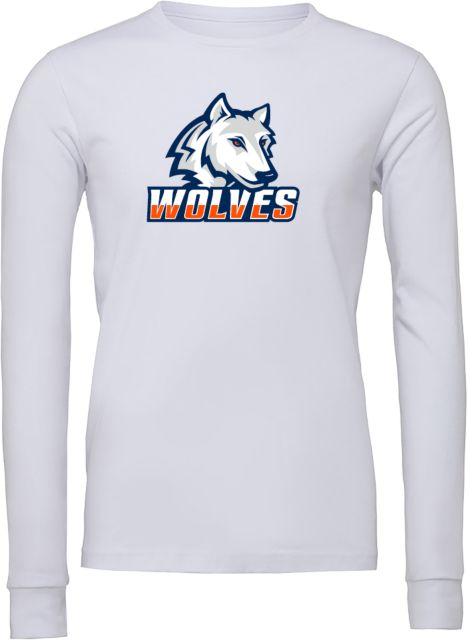 Western Connecticut Bella + Canvas Jersey Cotton Long Sleeve T Shirt Mascot - ONLINE ONLY
