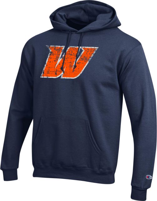 Western Connecticut Champion Fleece Hoodie W Icon Distressed - ONLINE ONLY