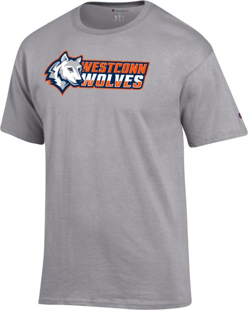 Western Connecticut Champion T Shirt Westconn Wolves Mascot Head Left - ONLINE ONLY