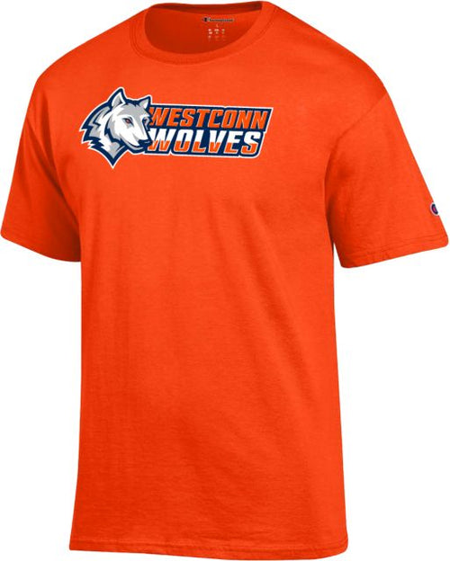 Western Connecticut Champion T Shirt Westconn Wolves Mascot Head Left - ONLINE ONLY