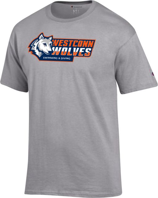 Western Connecticut Champion T Shirt WestConn Wolves - Swimming and Diving - ONLINE ONLY
