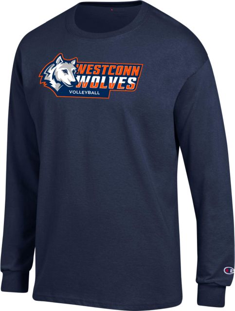 Western Connecticut Champion Long Sleeve T Shirt WestConn Wolves - Volleyball - ONLINE ONLY