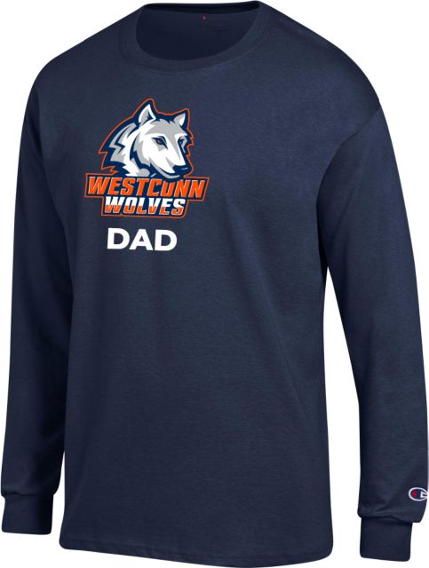 Western Connecticut Champion Long Sleeve T Shirt Dad WCSU - ONLINE ONLY