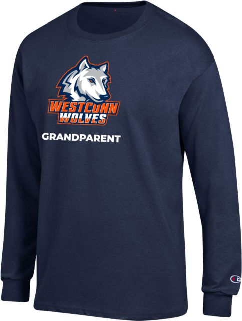 Western Connecticut Champion Long Sleeve T Shirt Grandparent WCSU - ONLINE ONLY