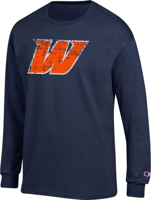 Western Connecticut Champion Long Sleeve T Shirt W Icon Distressed - ONLINE ONLY
