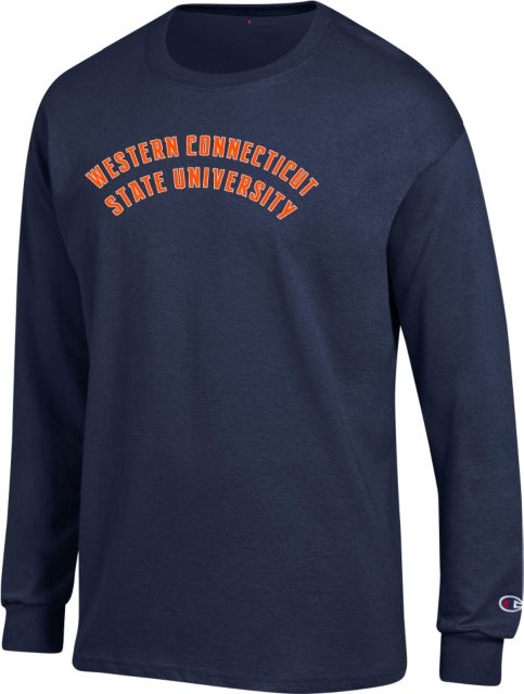 Western Connecticut Champion Long Sleeve T Shirt Arched School Name - ONLINE ONLY