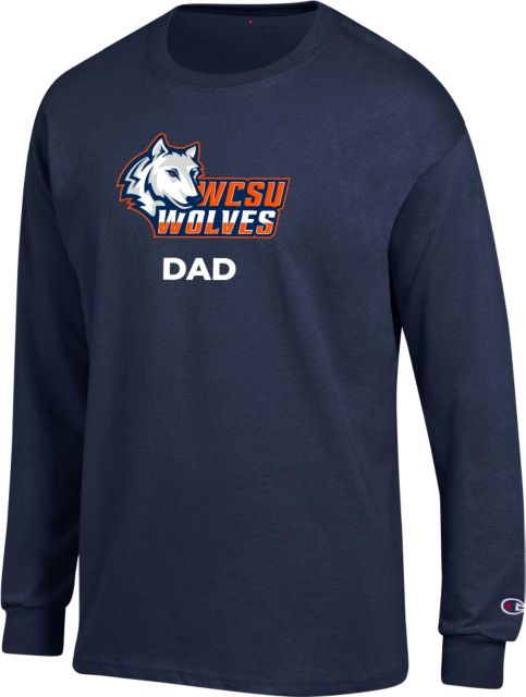 Western Connecticut Champion Long Sleeve T Shirt Dad WCSU - ONLINE ONLY