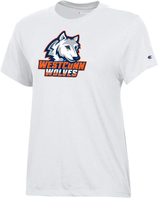 Western Connecticut Champion Womens  Core Short Sleeve Tee Westconn Wolves Athletic Mark - ONLINE ONLY