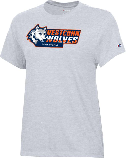 Western Connecticut Champion Womens Core Short Sleeve Tee WestConn Wolves - Volleyball - ONLINE ONLY
