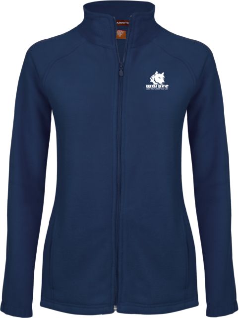 Western Connecticut Womens Fleece Full Zip Jacket Mascot - ONLINE ONLY