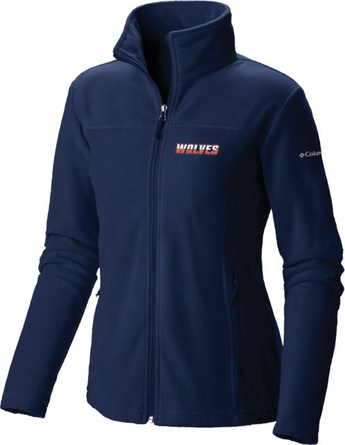 Western Connecticut Columbia Womens Full Zip Fleece Jacket Athletic Wordmark - ONLINE ONLY