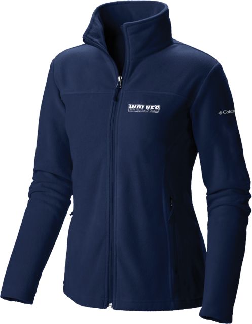 Western Connecticut Columbia Womens Full Zip Fleece Jacket Athletic Wordmark - ONLINE ONLY