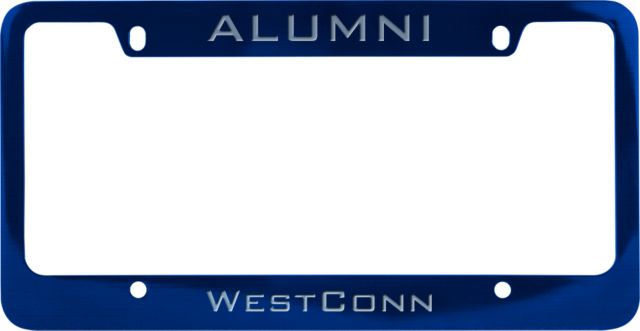 Western Connecticut Alumni Metal License Plate Frame Alumni - ONLINE ONLY