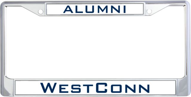 Western Connecticut Alumni Metal License Plate Frame in Alumni - ONLINE ONLY