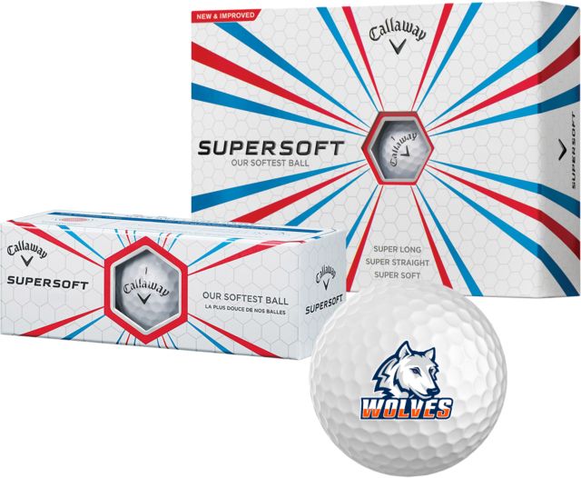Western Connecticut Callaway Supersoft Golf Balls 12/pkg Mascot - ONLINE ONLY