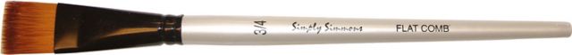 SIMPLY SIMMONS BRUSH FLAT COMB 3/4