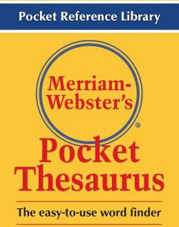 M-W POCKET THESAURUS