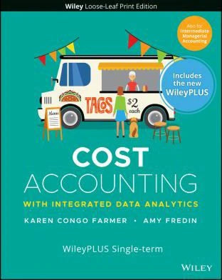 Cost Accounting WileyPLUS Next Gen Card with Loose-Leaf Set