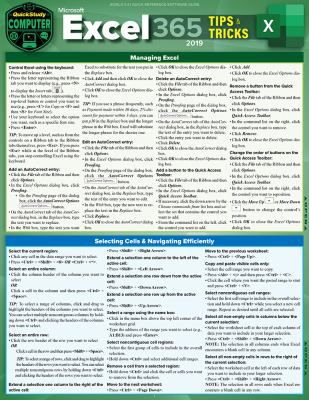 EXCEL 365 TIPS & TRI