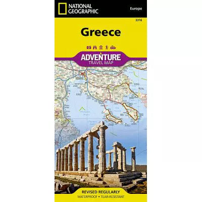 Greece Map (National Geographic Adventure Map #3316)
