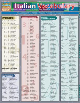 ITALIAN VOCABULARY