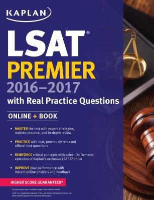KAPLAN LSAT PREMIER 2016-2017
