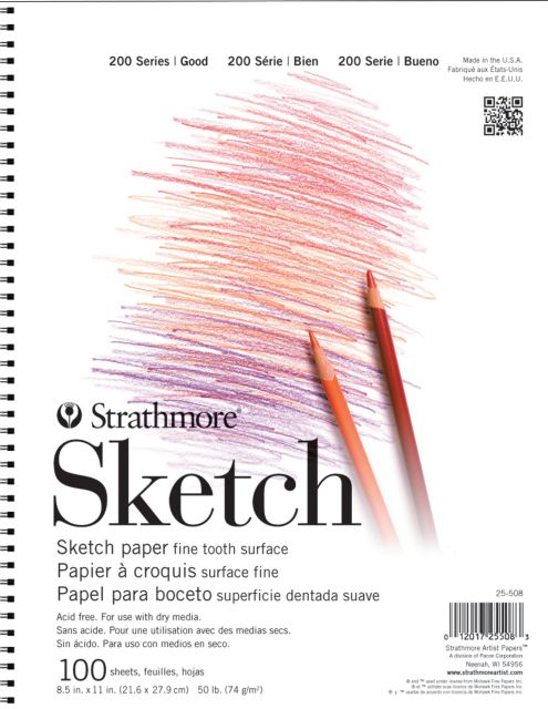 STUDENT SKETCH 8.5X11 100SH(12